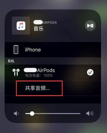 阿克塞苹果14音频维修点分享iPhone14音频共享设置方法 