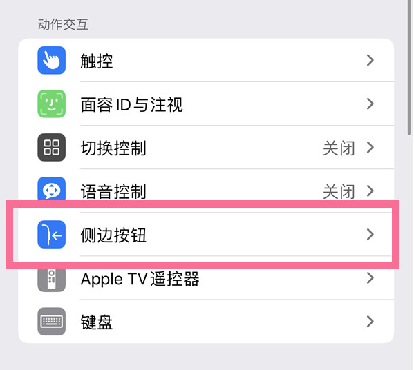 阿克塞苹果14维修店分享iPhone14 Plus侧键双击下载功能关闭方法 